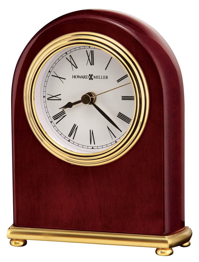 Howard Miller® Rosewood Arch Rosewood Hall Tabletop Clock 0