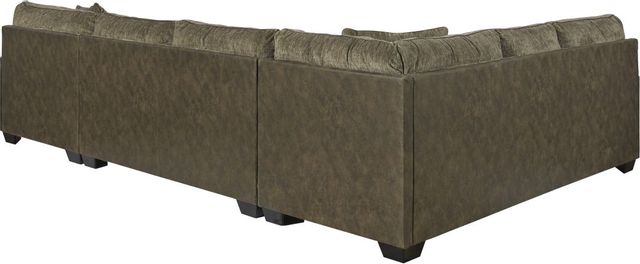 Benchcraft® Abalone Chocolate 3-Piece Sectional with Chaise 1