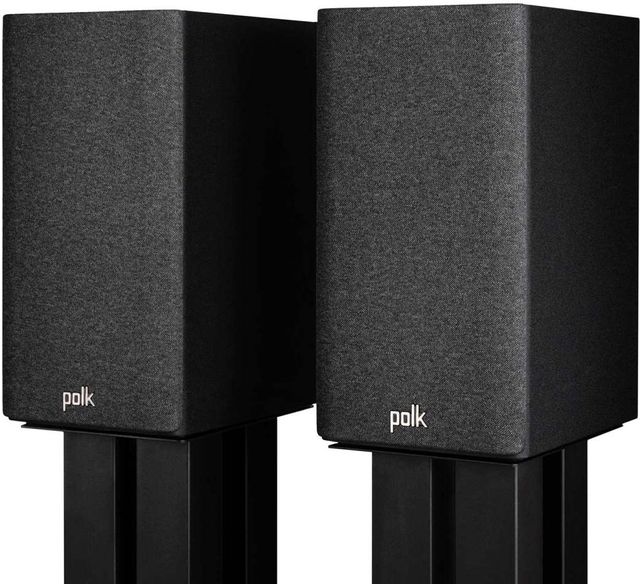 Polk Audio® R100 Black Bookshelf Speakers (Pair) 2