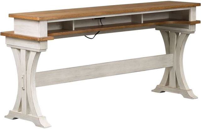Liberty Furniture Farmhouse Reimagined Console Bar Table 4