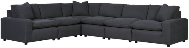Signature Design by Ashley® Savesto Charcoal 6-Piece Sectional-0