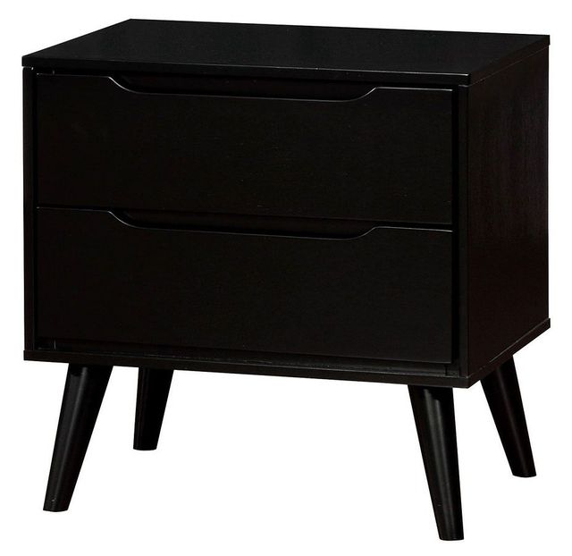 Furniture of America® Lennart II Black Nightstand