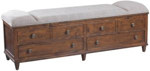 Powell® Brody Rustic Umber Storage Bench