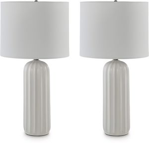 Mill Street® Set of 2 White Table Lamp Set