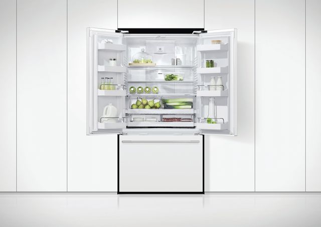 Fisher & Paykel Series 7 20.1 Cu. Ft. White Counter Depth French Door Refrigerator 8