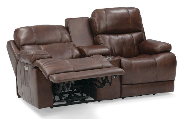 Palliser® Furniture Kenaston Power Reclining Loveseat with Power Headrest and Console 4