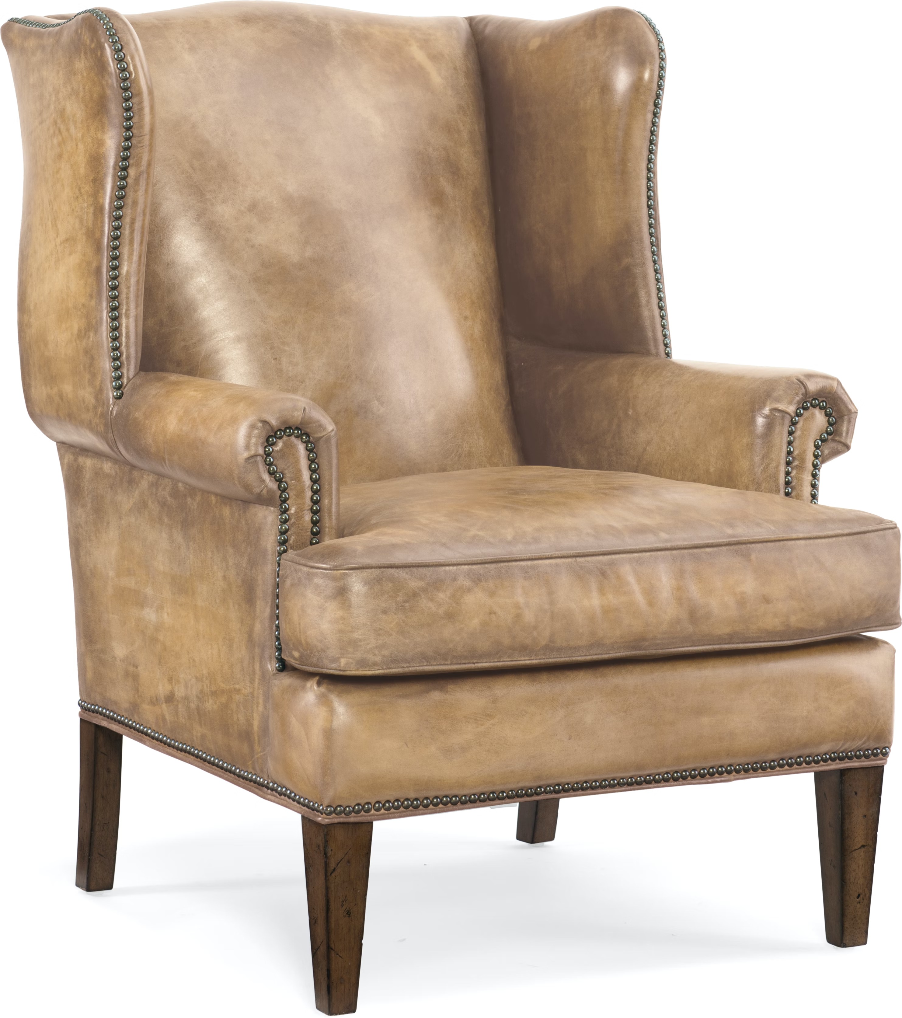 Hooker® Furniture Blakeley Batiste Caramel Club Chair
