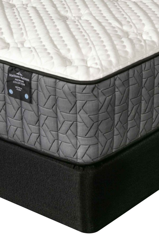 Matthews Mattress Premium Collection Michelle Pocketed Coil Plush Queen Mattress 4000502 Q Matthews Mattress Northern Ca