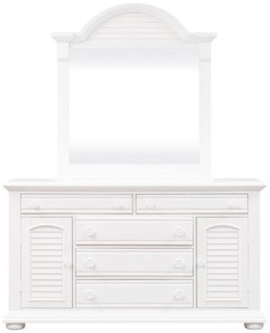 Liberty Summer House l 4-Piece Oyster White Queen Panel Bedroom Set-2