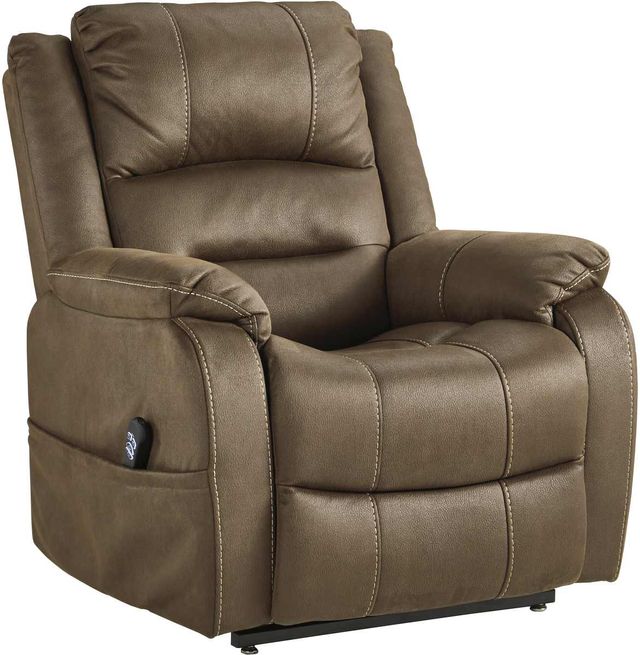 Signature Design by Ashley® Whitehill Chocolate Power Lift Recliner 1