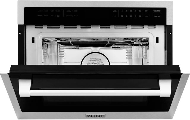 ZLINE 1.55 Cu. Ft. DuraSnow Stainless Steel Built-In Convection Microwave Oven 6