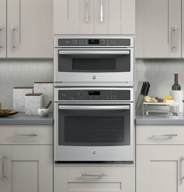 GE Profile™ 1.7 Cu. Ft. Stainless Steel Built In Microwave/Convection (S/D) 8