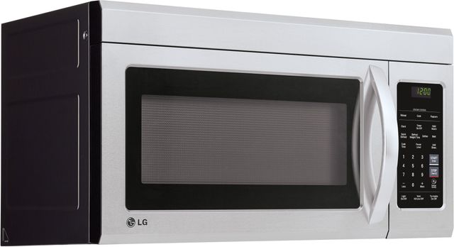 LG 1.8 Cu. Ft. Black Stainless Steel Over The Range Microwave 22