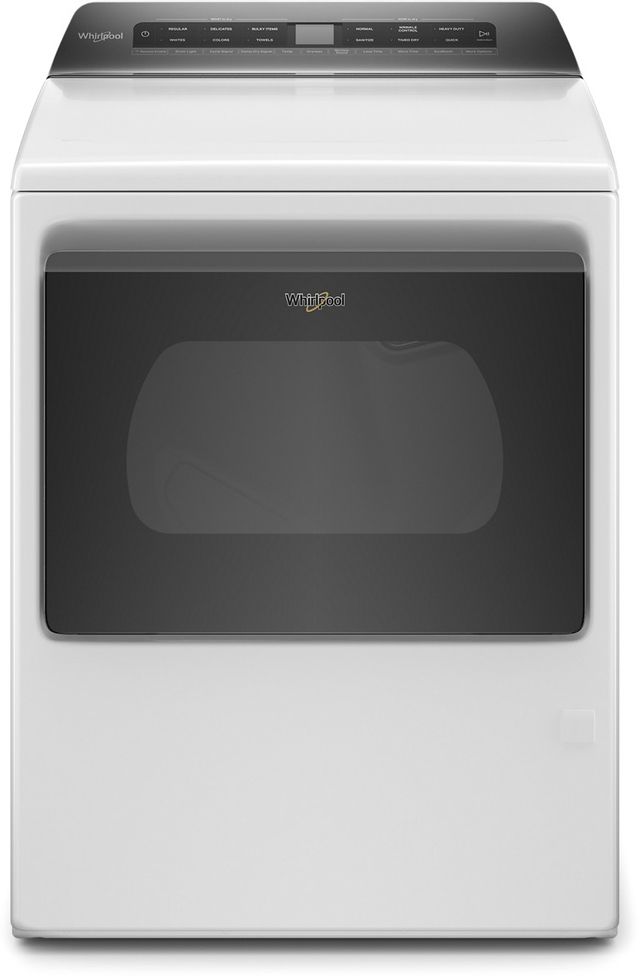 Whirlpool® 7.4 Cu. Ft. White Front Load Gas Dryer 0