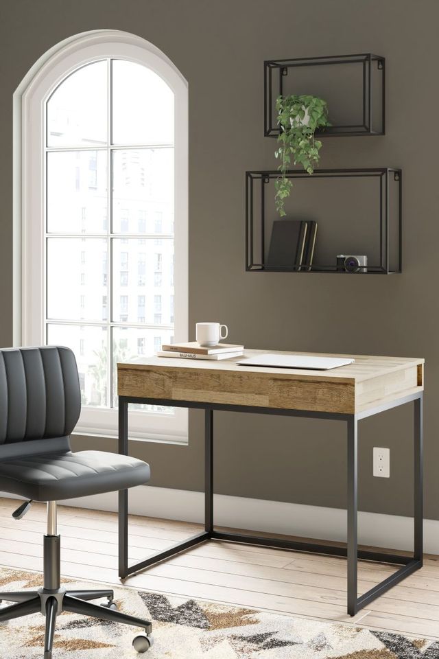 Signature Design by Ashley® Gerdanet Light Brown 36" Home Office Desk-3