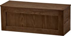Crate Designs™ Furniture Brindle Wood Lacquer Top Storage Bench