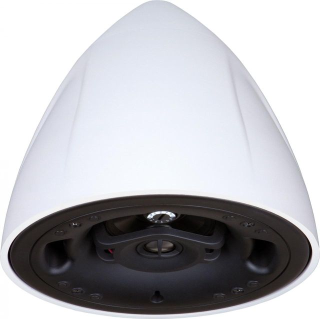 Crestron® Saros® 4” White Pendant Speaker 1