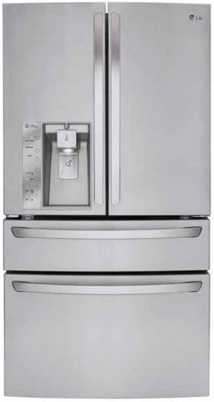 LG 24 Cu. Ft. French Door Refrigerator-Stainless Steel