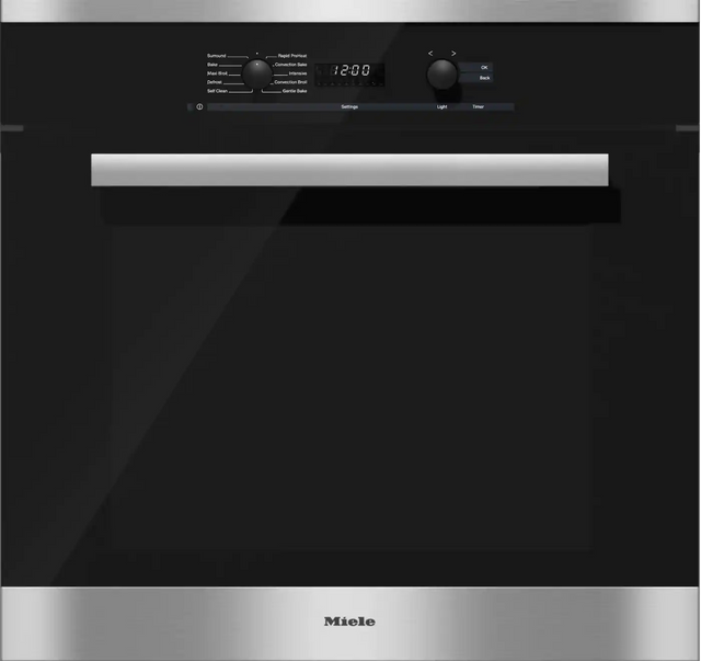 Miele H 6281 BP 30" Clean Touch Steel Convection Oven