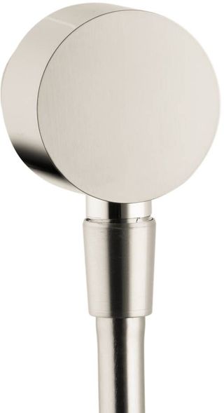 AXOR Shower Brushed Nickel Wall Outlet with Check Valves