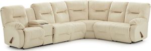 Best® Home Furnishings Brinley 7-Piece Leather Power Reclining Sectional