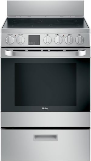 Haier 24" Stainless Steel Free Standing Electric Range