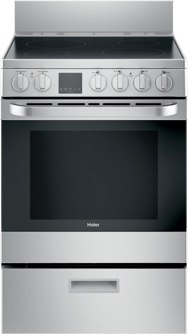 Haier 24 Stainless Steel Free Standing Electric Range