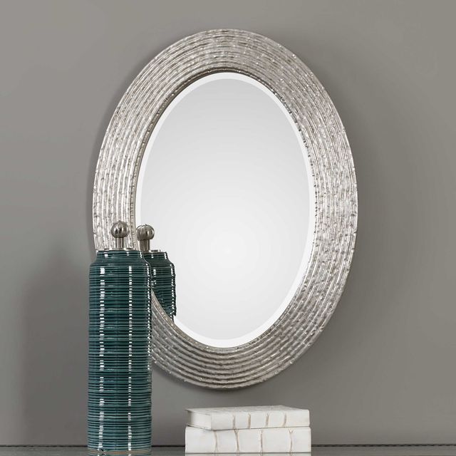 Uttermost® Conder Oval Silver Mirror-1