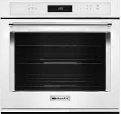 KitchenAid® 30" White Electric Built In Single Oven