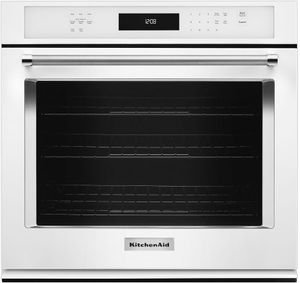 KitchenAid® 30" White Electric Built In Single Oven