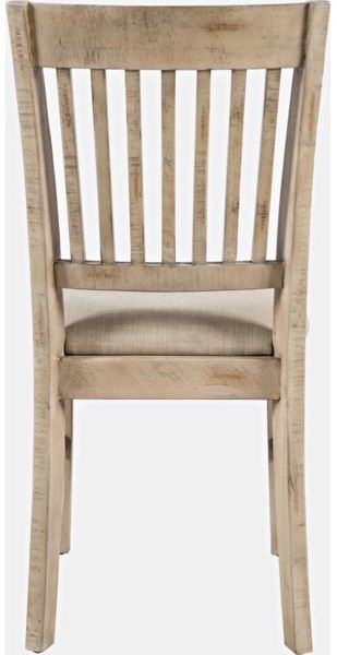 Jofran Inc. Rustic Shores Watch Hill Weathered Grey Desk Chair-3