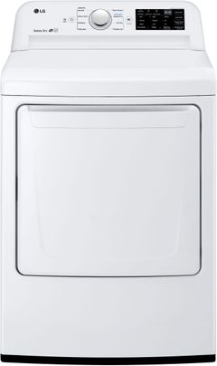 LG 7.3 Cu. Ft. White Electric Dryer-DLE7100W