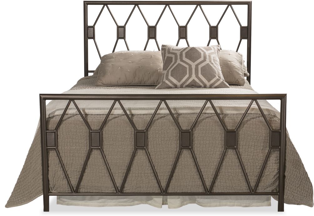 Hillsdale Furniture Tripoli Metallic Brown Queen Bed