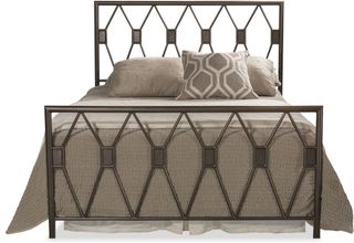 Hillsdale Furniture Tripoli Metallic Brown King Bed