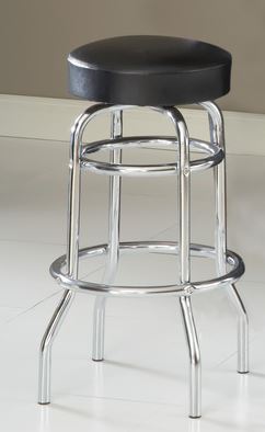 Vinyl swivel store bar stools