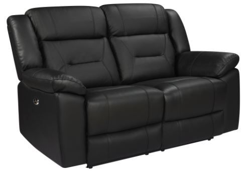 New Classic® Home Furnishings Sebastian Black Loveseat with Dual ...