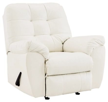 Signature Design by Ashley® Donlen White Recliner