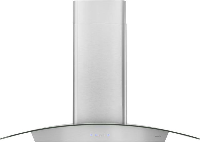 Zephyr Core Collection Ravenna 36" Stainless Steel with Clear Glass Wall Mounted Range Hood