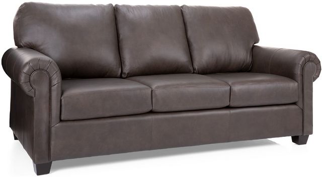 Decor-Rest® Furniture LTD 3003 Round Arm Leather Sofa