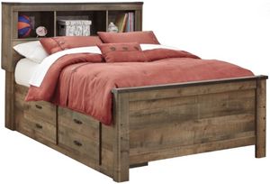 Signature Design by Ashley® Trinell Brown Full Bookcase Bed