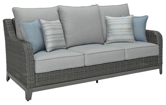 Signature Design by Ashley® Elite Park 2-Piece Gray Outdoor Seating Set 1
