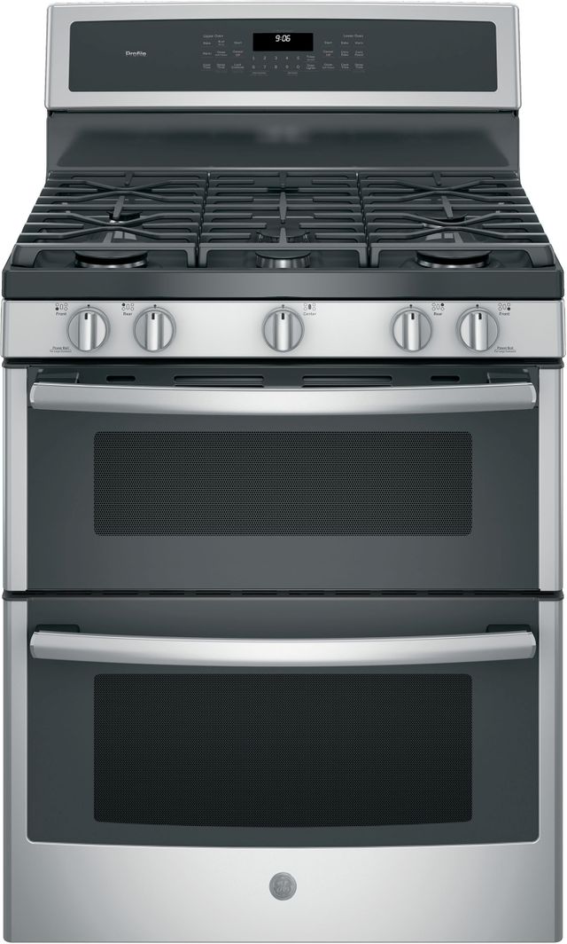 GE Profile™ Series 30" Stainless Steel Free Standing Gas Double Oven Convection Range 45