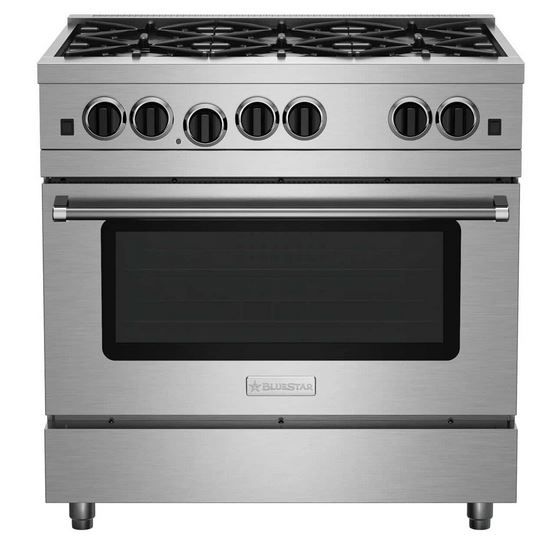 BlueStar® Culinary RCS Series 36" Stainless Steel Pro Style Liquid Propane Gas Range 0