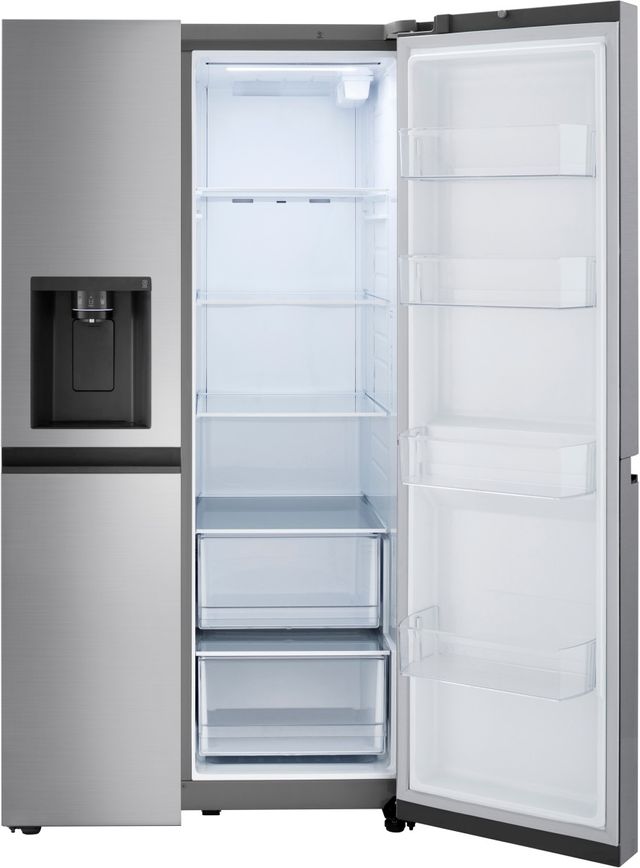LG 23.0 Cu. Ft. PrintProof™ Finish Stainless Steel Look Counter Depth Side By Side Refrigerator 7