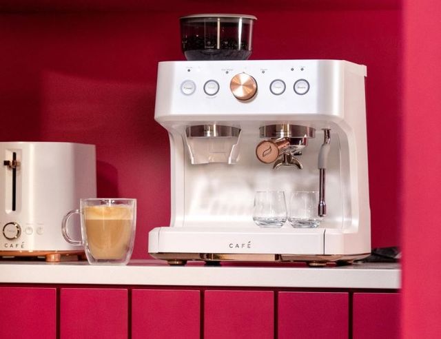 Cafe Bellissimo Semi-Automatic Espresso Machine + Frother - Matte Black