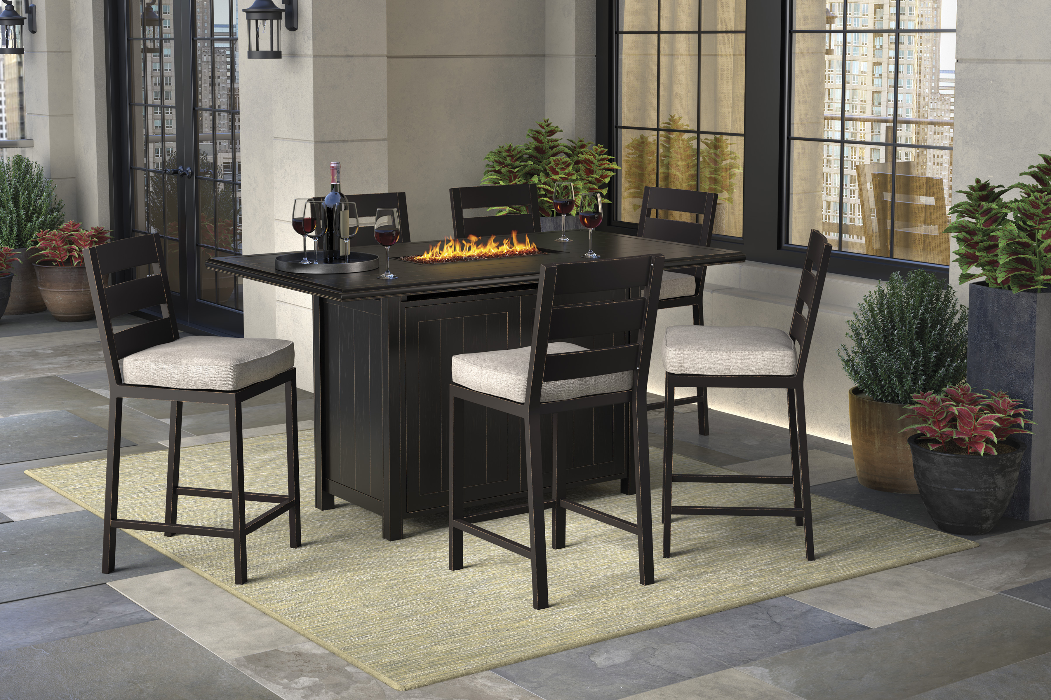 perrymount fire pit table