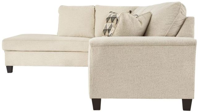 Signature Design by Ashley® Abinger 2 Piece Natural Sectional with Chaise 1