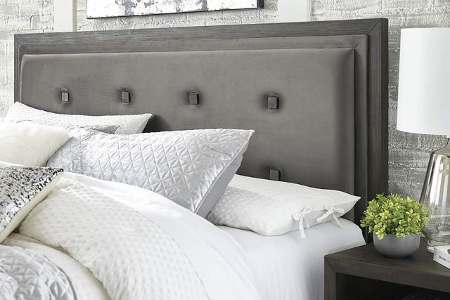 Mill Street® Hyndell Dark Brown King Upholstered Storage Bed-2