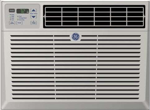 GE 115 Volt Electronic Room Air Conditioner-Gray