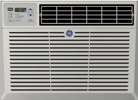 GE 230 Volt Electronic Room Air Conditioner-Gray